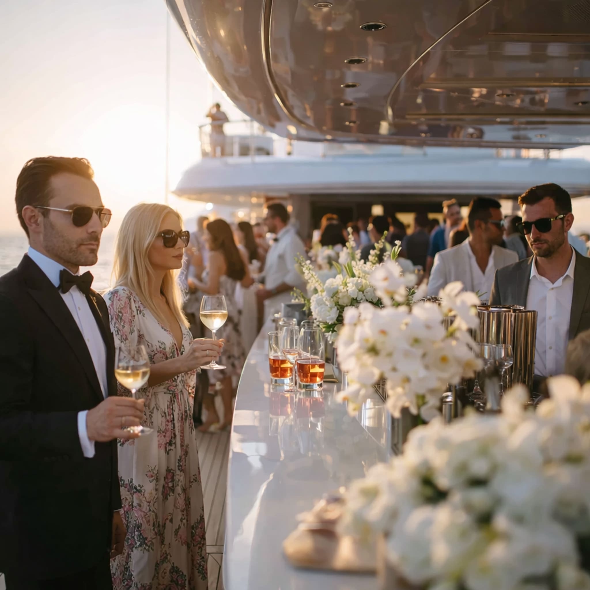 Bithday on a yacht dubai