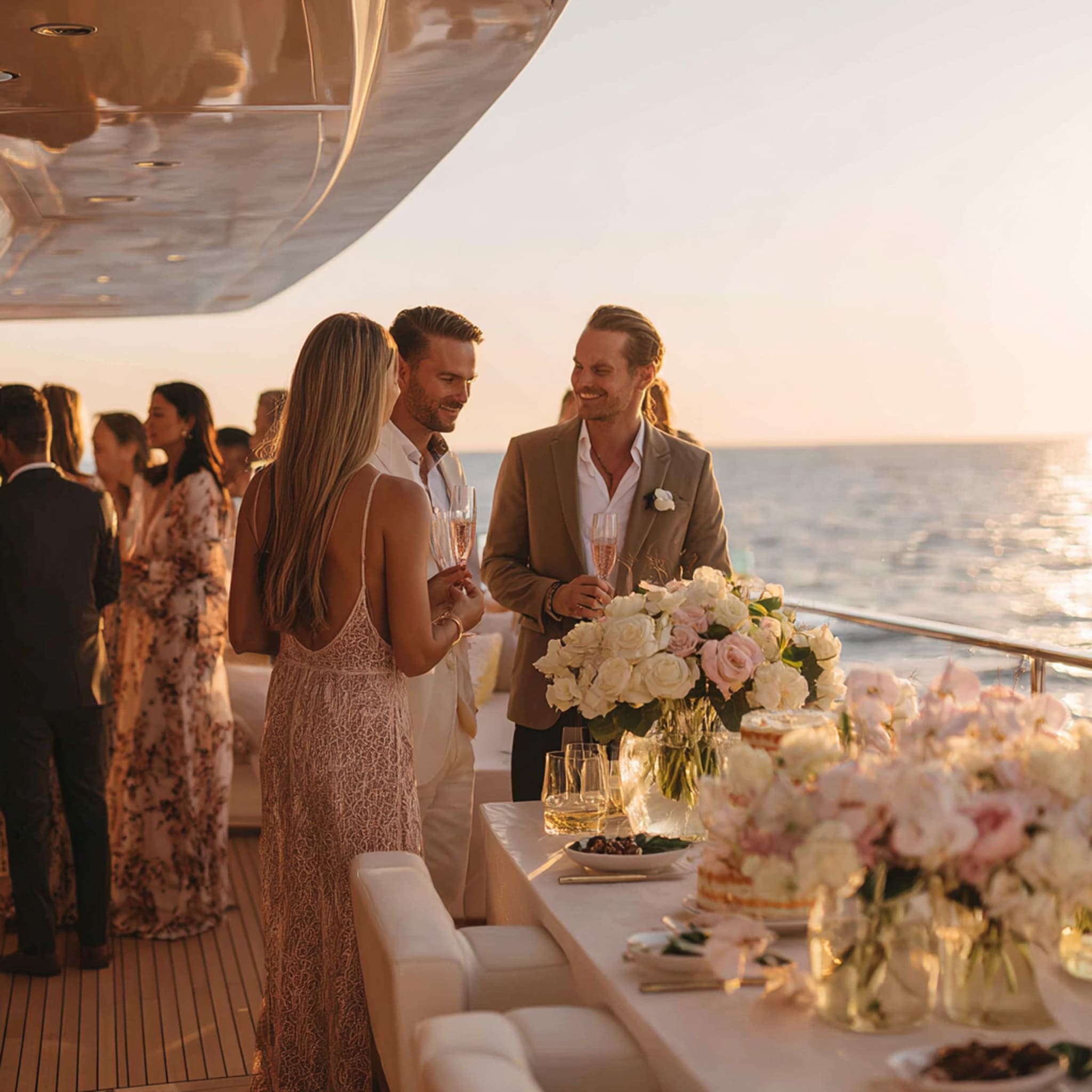 Bithday on a yacht dubai