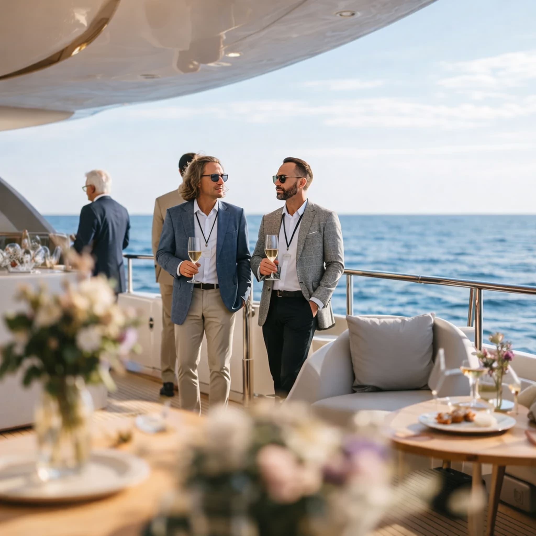 Corporate event on a yacht dubai