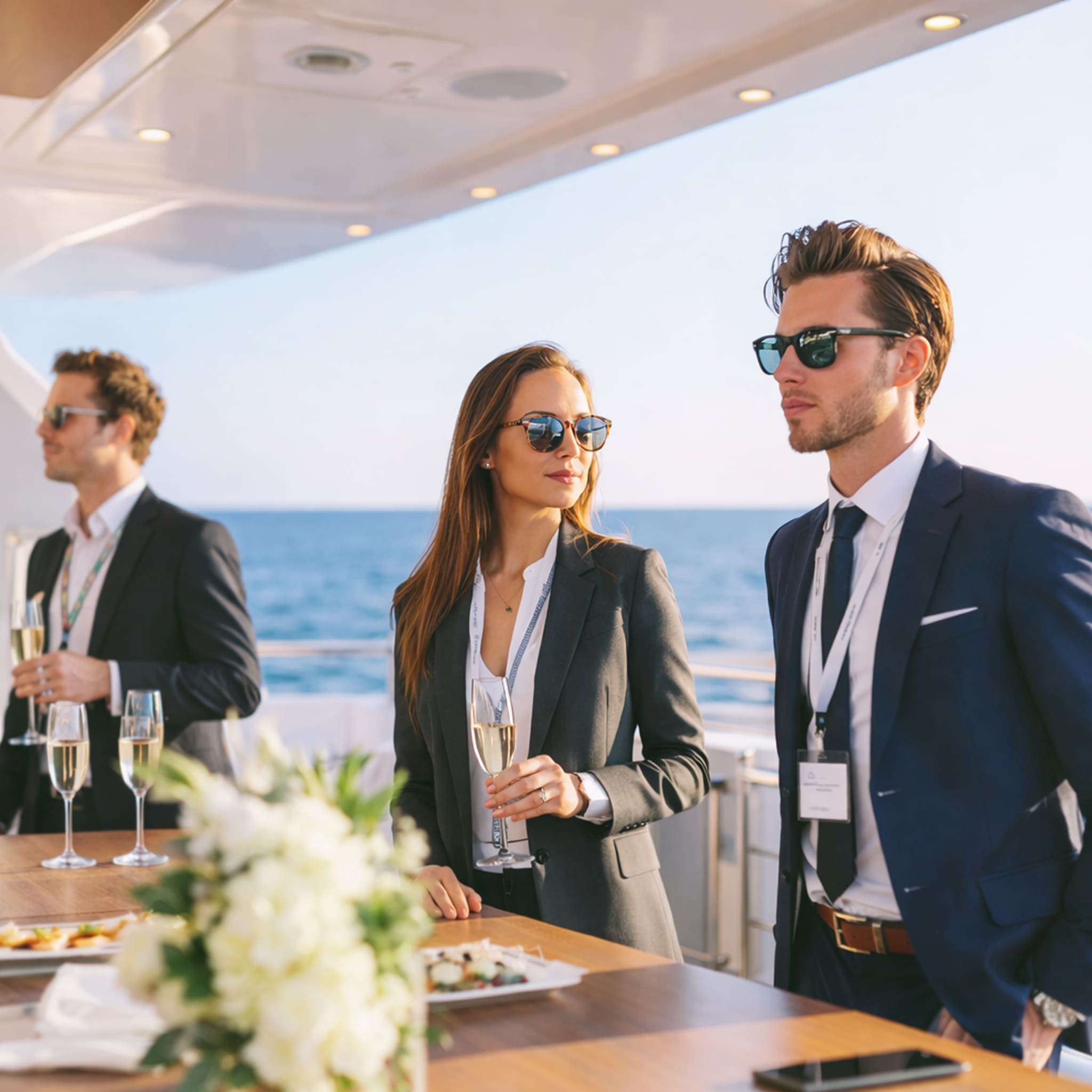 Corporate event on a yacht dubai