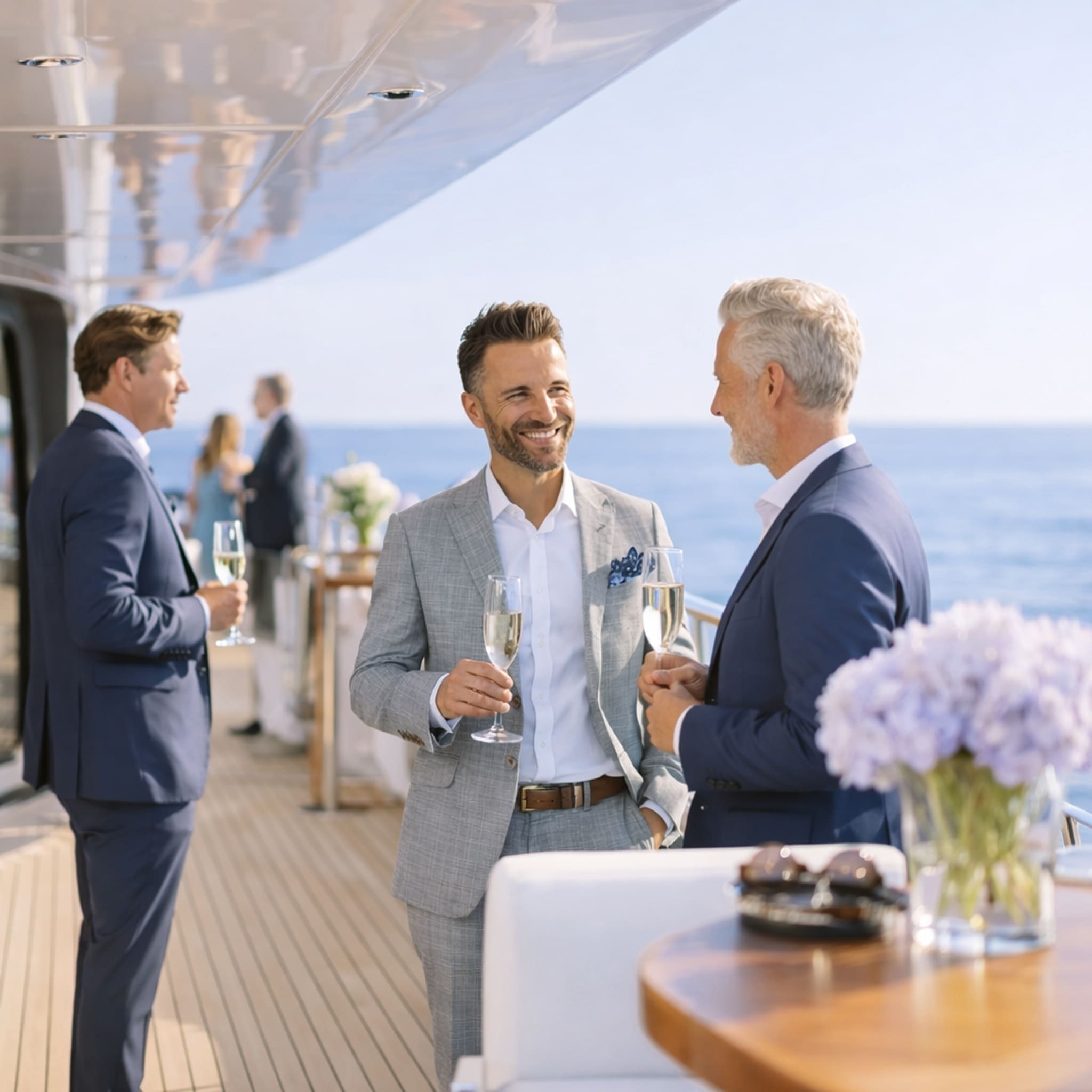 Corporate event on a yacht dubai