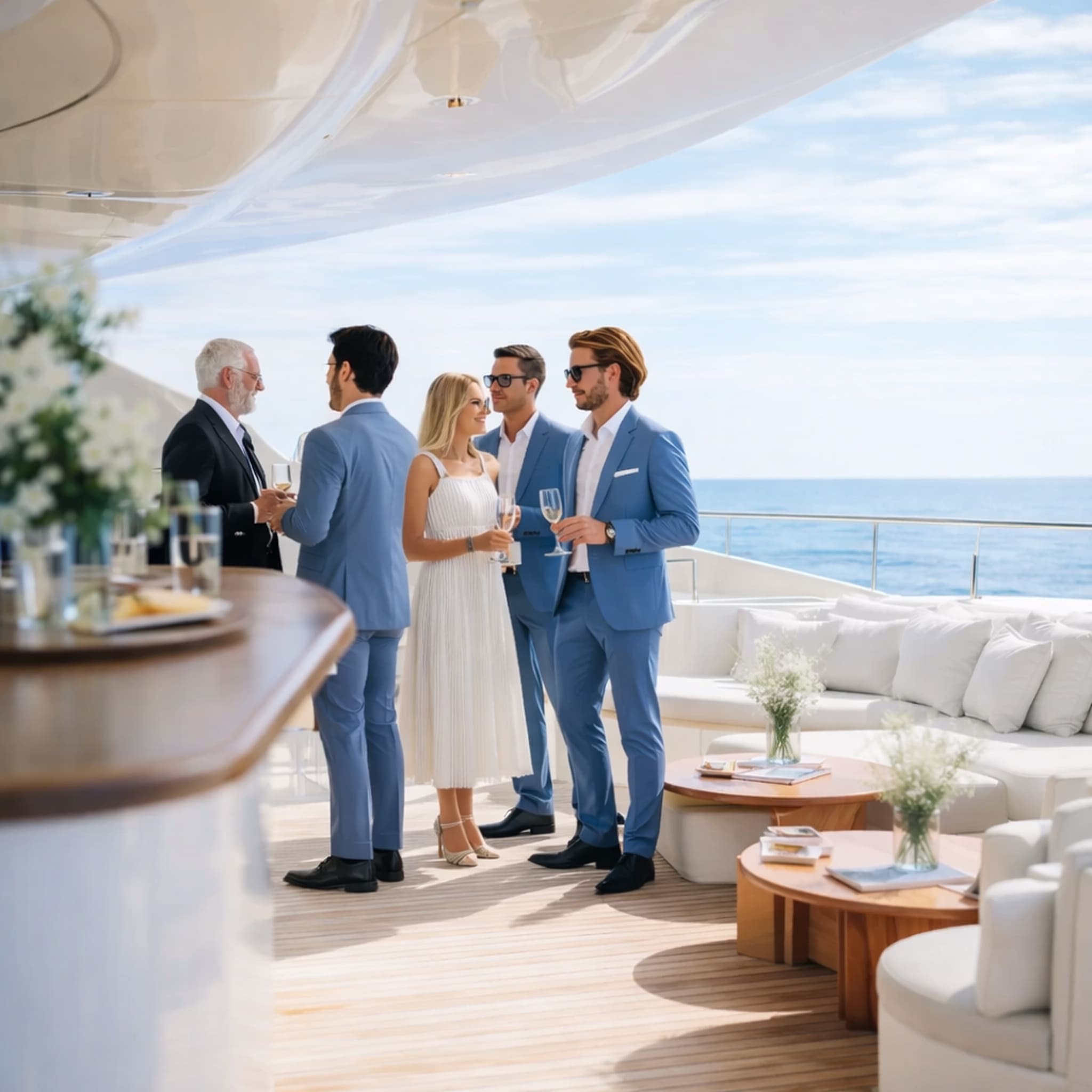 Corporate event on a yacht dubai