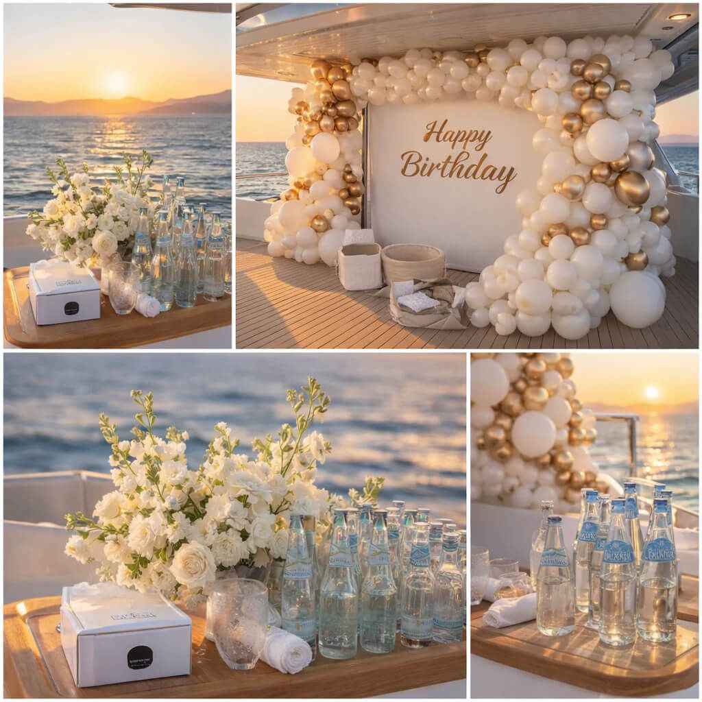 Birthday decoration aurumyachts dubai