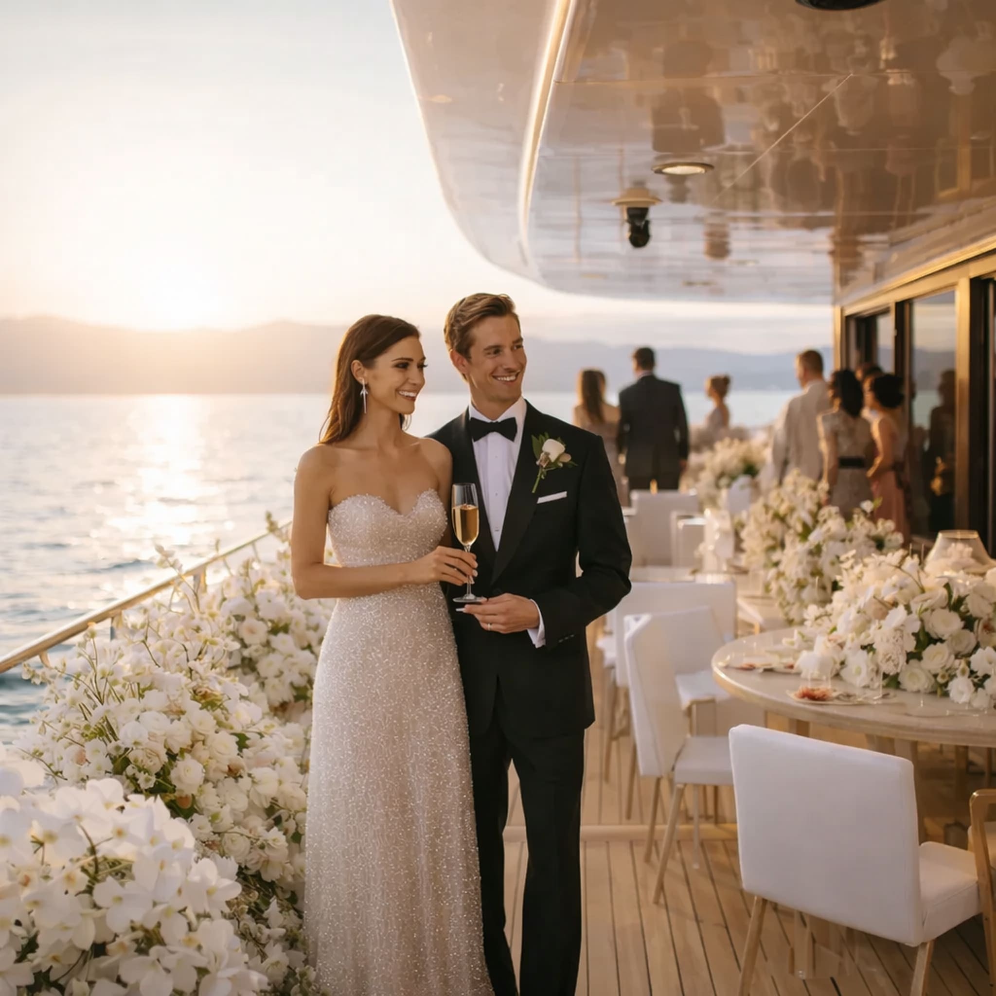 Wedding on a yacht dubai