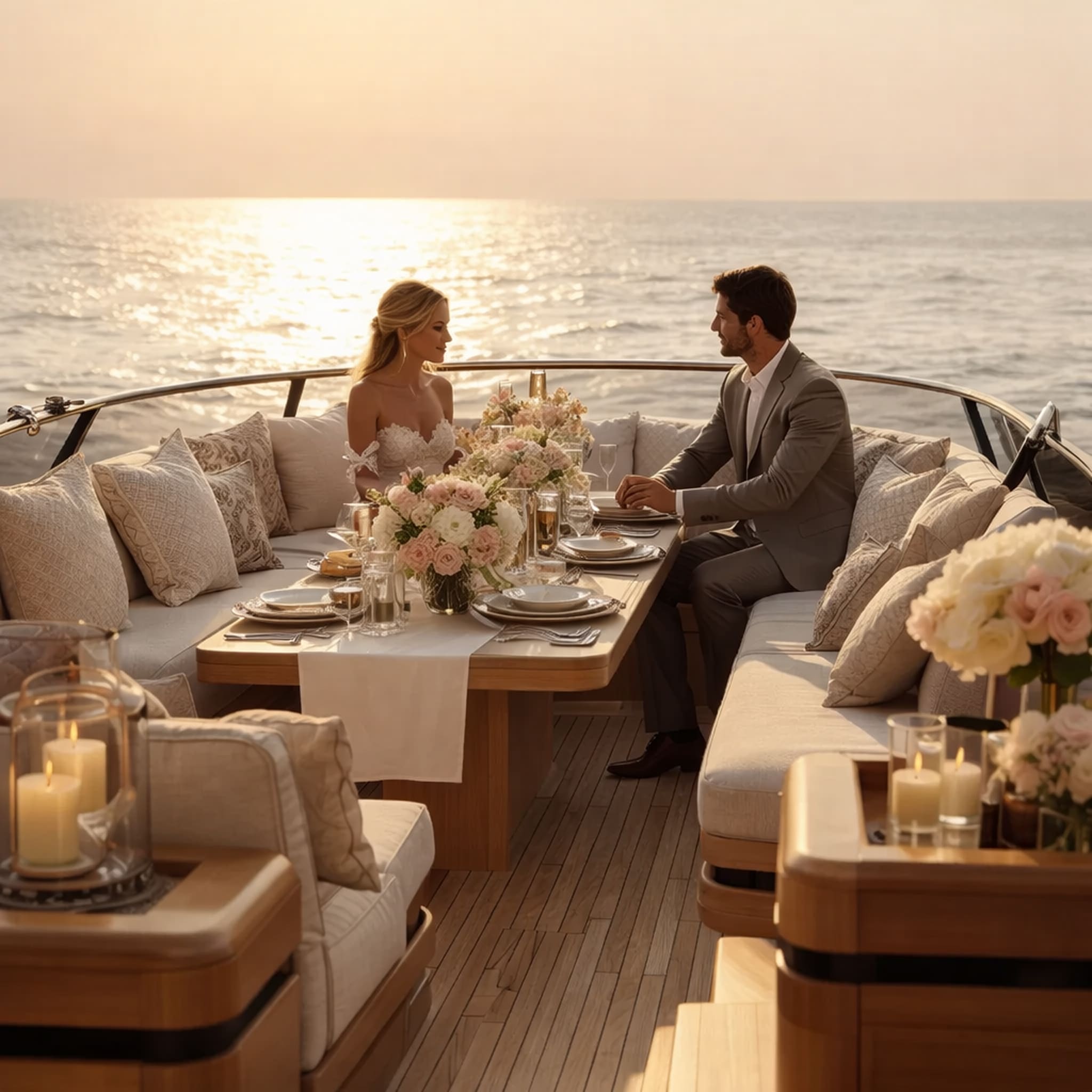 Wedding on a yacht dubai